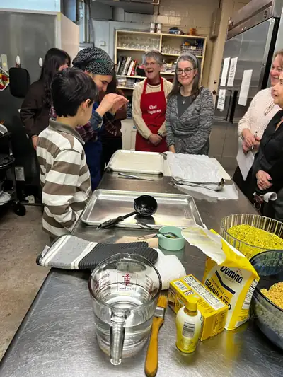 Cooking Class at Beth Israel at Congregation Beth Israel, January 2026, photograph 1 of 10