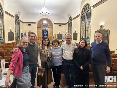 Visit to Congregation Beth Israel at Congregation Beth Israel, December 2025, photograph 1 of 2